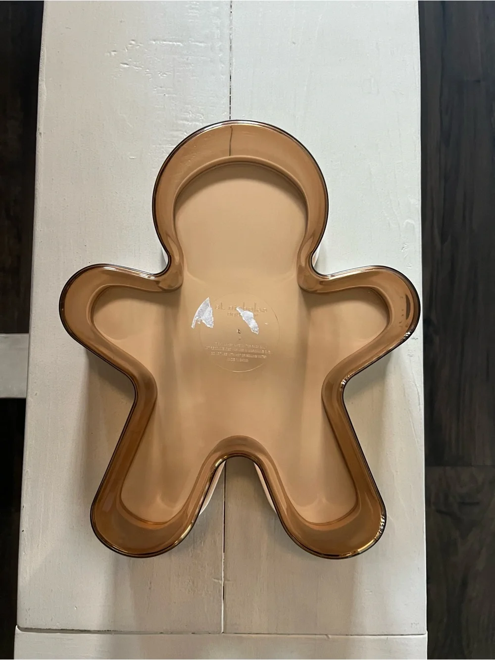 Gingerbread Man Holiday cookie bin - Unbranded